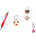 Kit 01Porta recado +01caneta+01chaveiro bola+01chaveiro metal do Sao Paulo